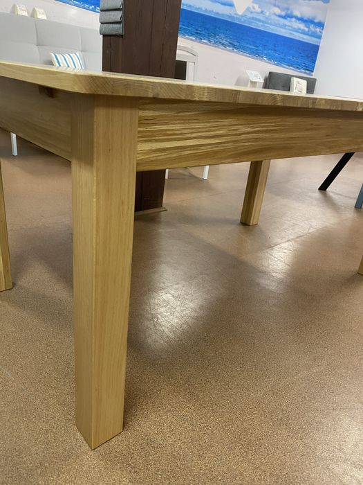 Stół lity buk 160/90 plus wkładka 45