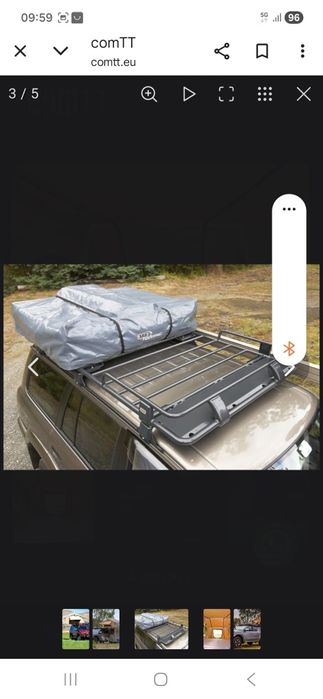 TENDA ARB com barras de tejadilho