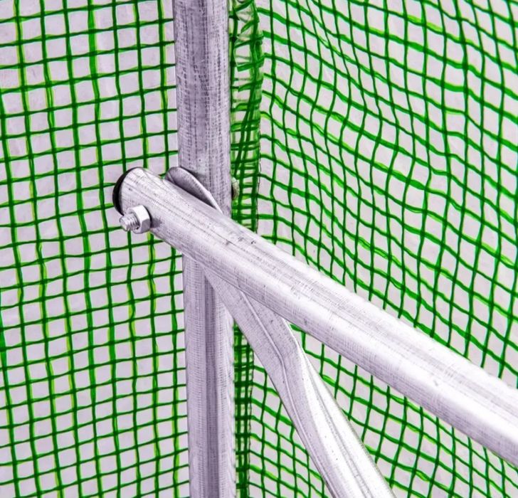 Усиленная теплица парник 6 м² | 3×2×2 м | 6 окон с москитной  сеткой