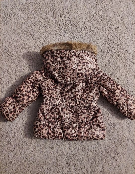 Kurtka zimowa dziewczęca h&m 92