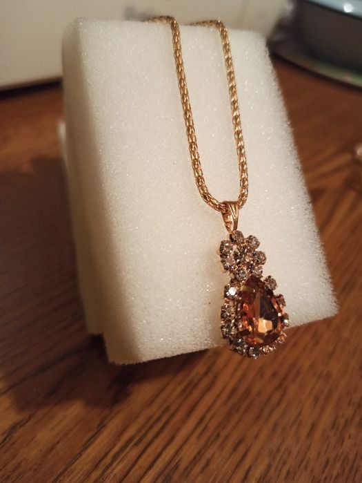 Zestaw Naszyjnik/Łańcuszek z Pierścionkiem! Gratis! Okazja!