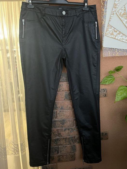 Брюки, джинсы кожа с утеплением