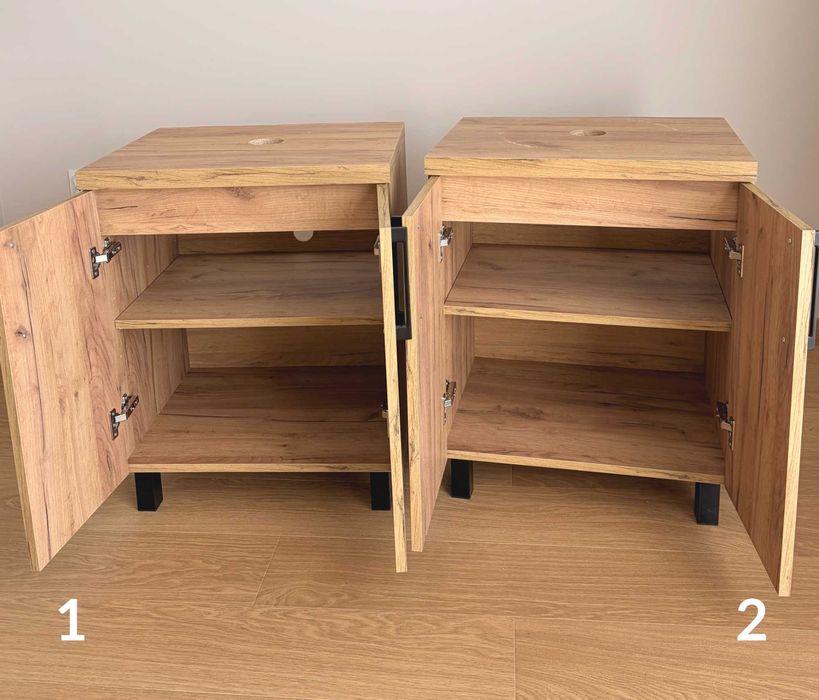 Szafki łazienkowe, stojące, szafki na umywalkę nablatową