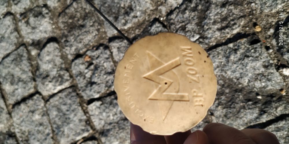 Tampão motobecane mobylette BP zoom, plástico