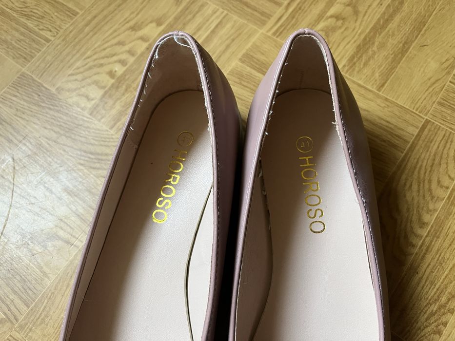 Туфлі бежеві лодочки