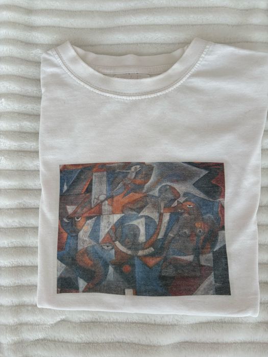 T-shirt branca criança, 8-9 anos