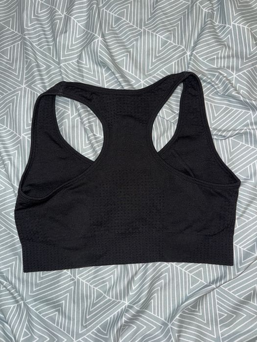 Czarny sportowy top M