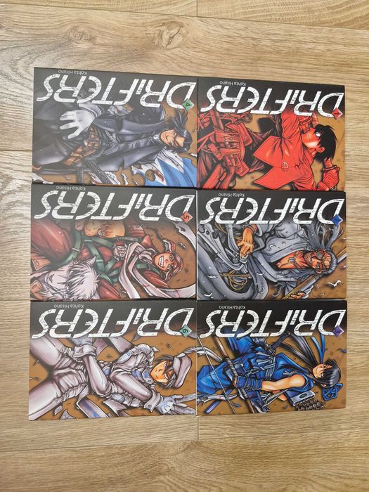 Drifters manga 1-6 komplet