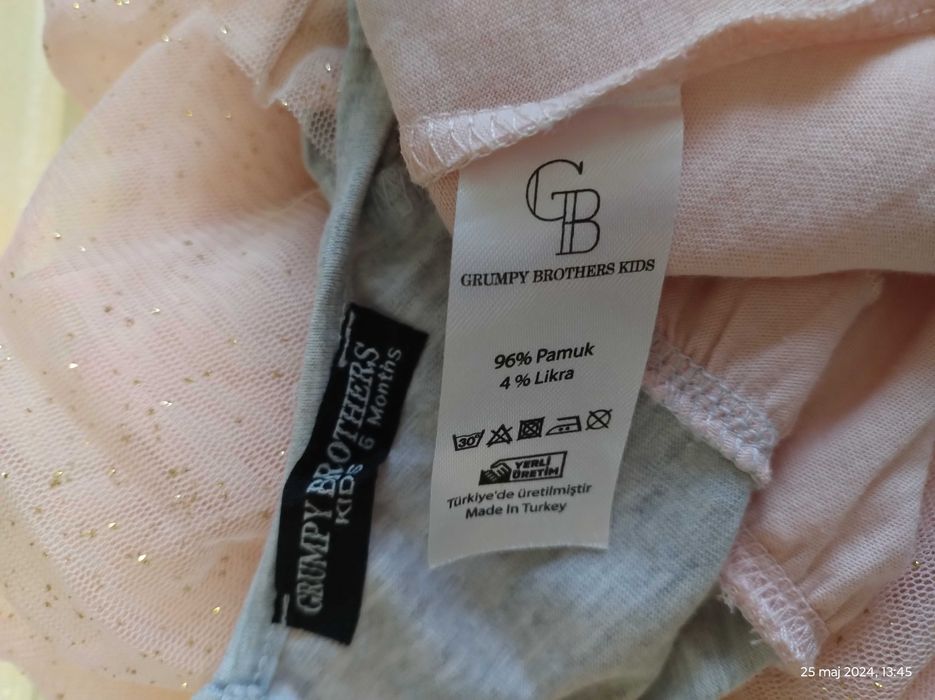 Komplet Sukienka niemowlęca 6 m plus rajstopy