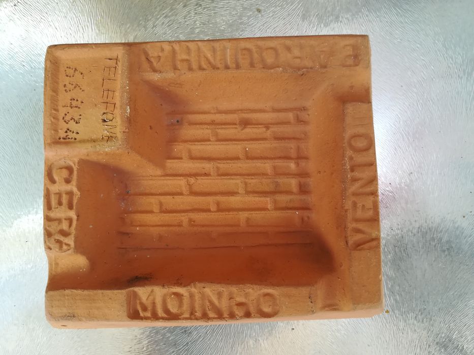 Cinzeiro cerâmica moinho vento