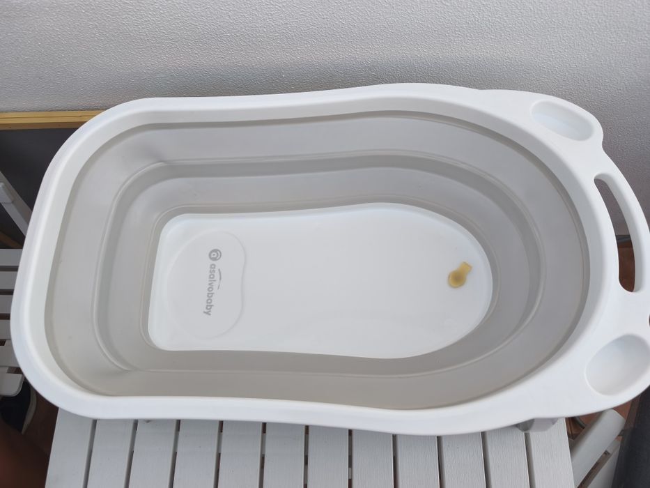 Banheira de bébé dobrável e redutor de banheira (0-6 meses) - 20€