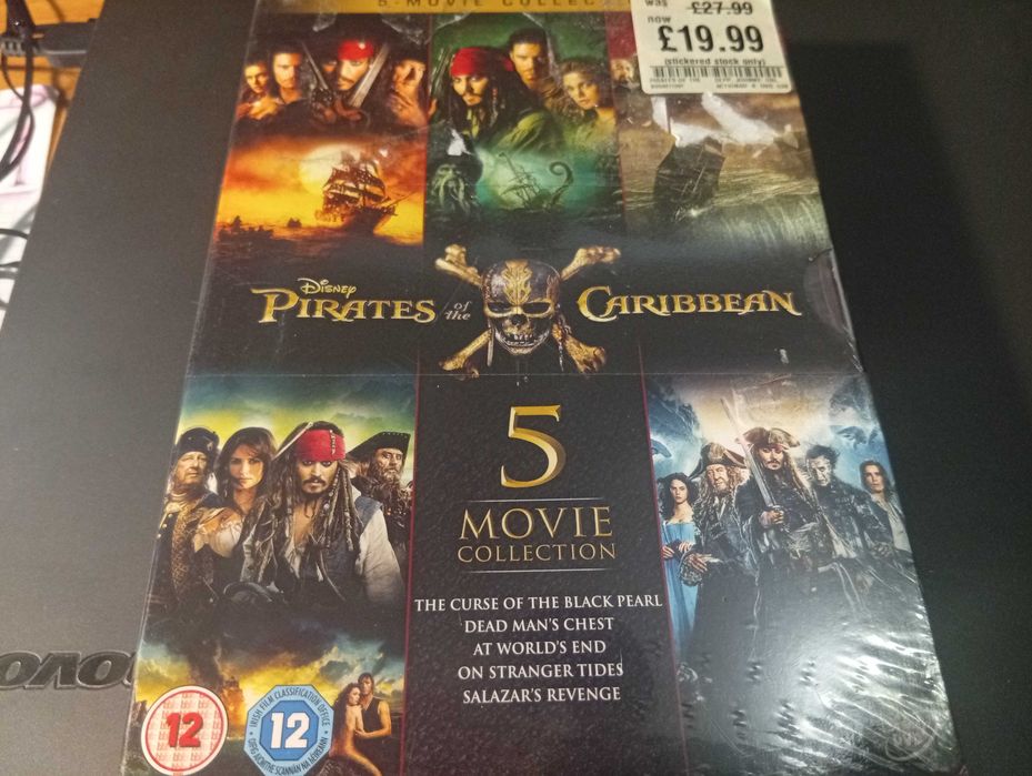 DVD фильм Пираты Карибского моря 5 дисковое коллекционное издание