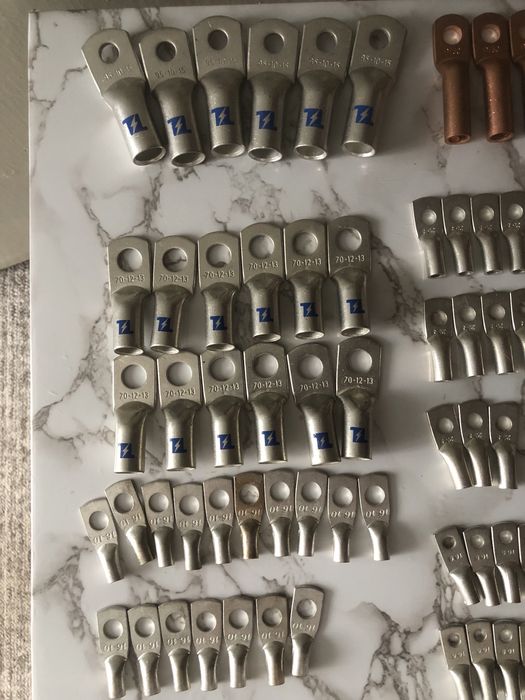 Наконечники на кабель мідні лужені