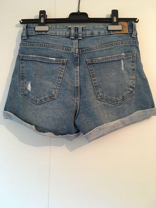 Calções ganga normal BERSHKA