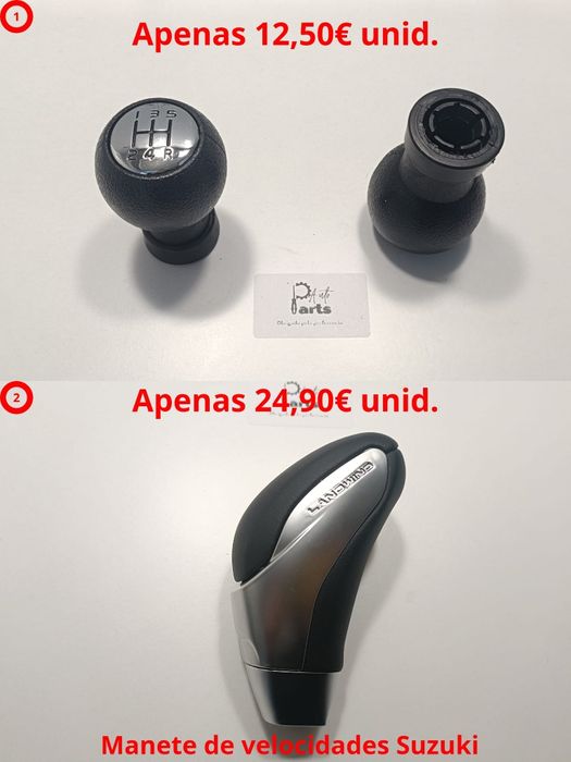 Manete moca de velocidades Suzuki manual e automática