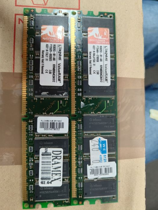Pamięć DDR 512Mb