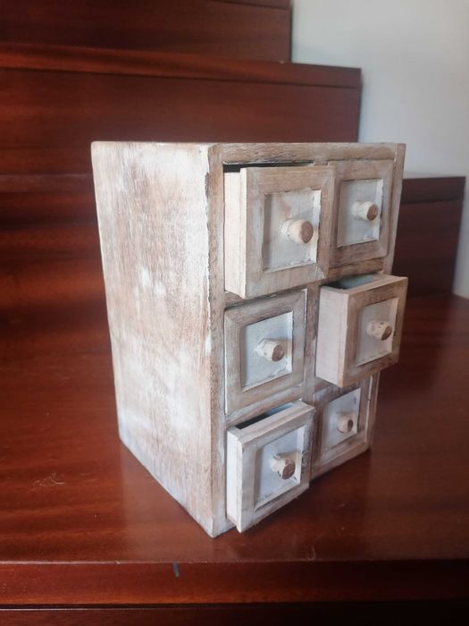 Decorative Decoupage Wooden Drawer Box
