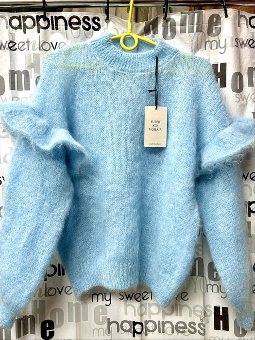 Свитер королевский мохер - 80%, тёплый, нарядный, Италия