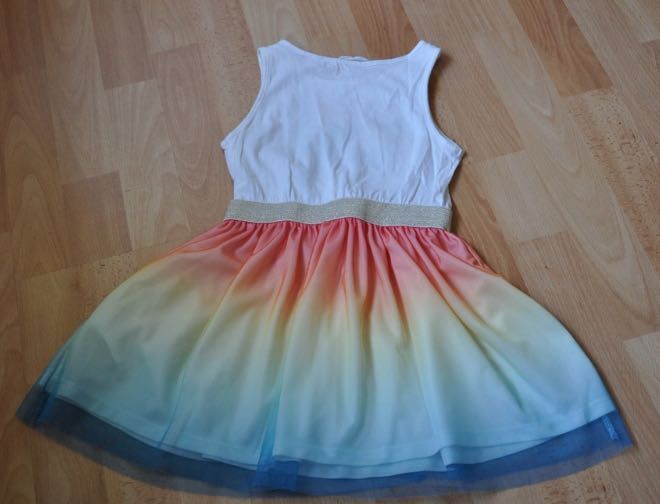 My Little Pony, Rainbow dash sukienka z tiulem 98 104  BROKAT