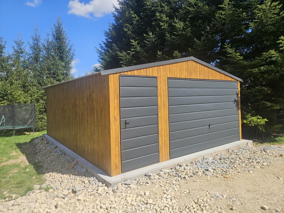 5x5 MAŁ Garaże Blaszane Garaż Blaszany Blaszak Blaszaki  Obróbki