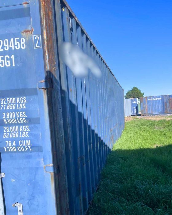 Contentor Marítimo 12 Metros Altura Extra (40 pés HC)