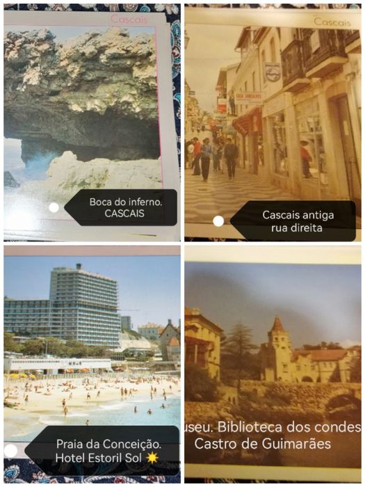 Postais de Portugal a cores