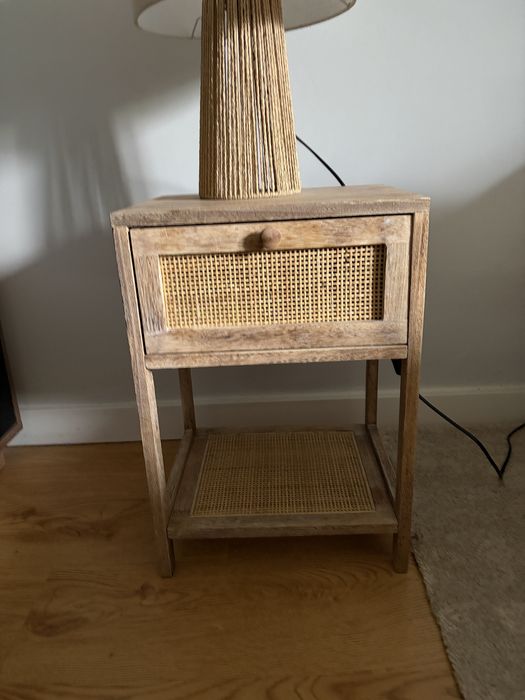 Komplet szafki nocne + lampy BOHO