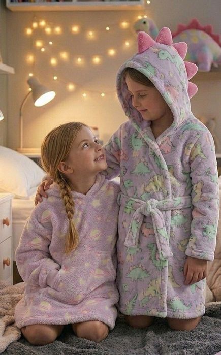 Marks & Spencer Світне худі ковдра  для дівчинки 5-6 років sherpa borg толстовка худи светится в темноте  флис