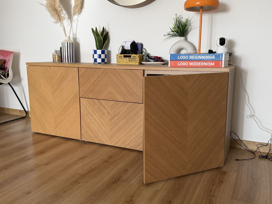 Cómoda 2 módulos mais tampo IKEA