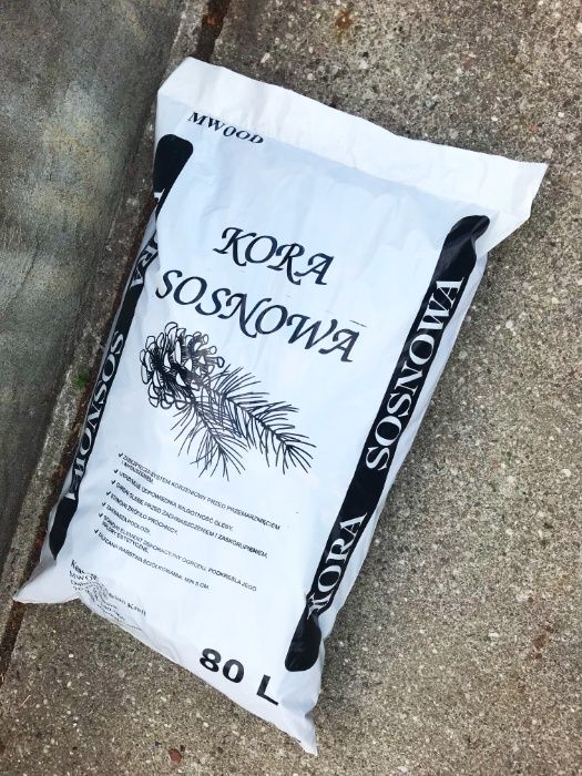 Kora Sosnowa Ogrodowa worek 80 litrów