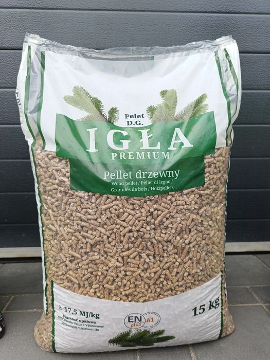 Pellet Alan, Igła, przemysłowy A1 A2 6mm En A1 plus Premium sosna transport