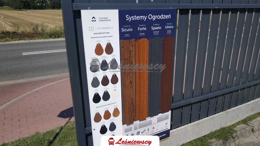 Tanie ogrodzenia sztachety metalowe panele ogrodzeniowe pod wymiar