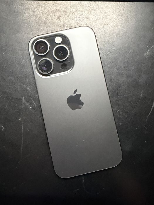 iPhone 15 Pro Black Titanium 256GB SIM - 89% батарея, ідеальний стан
