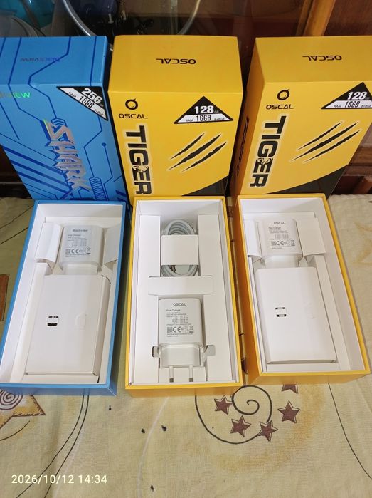 Блоки живлення, зарядні для телефону Tuodes 65 W , Shark 8, Tiger 12 Oscal (оригінальні, в плівці, нові) Кабель Rocoren 100W
Оригінал, н
Оригінал, н