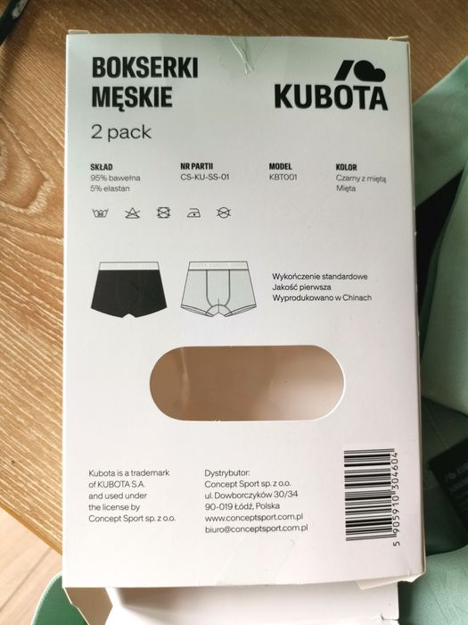 Bokserki Majtki Męskie Kubota 2-pak