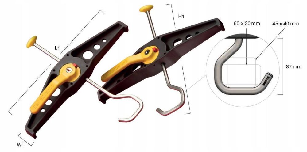 Кріплення для перевезення драбини Rhino SafeClamp Кріплення для перевезення драбини