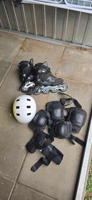 Rolki, kask i ochraniacze roz. 39