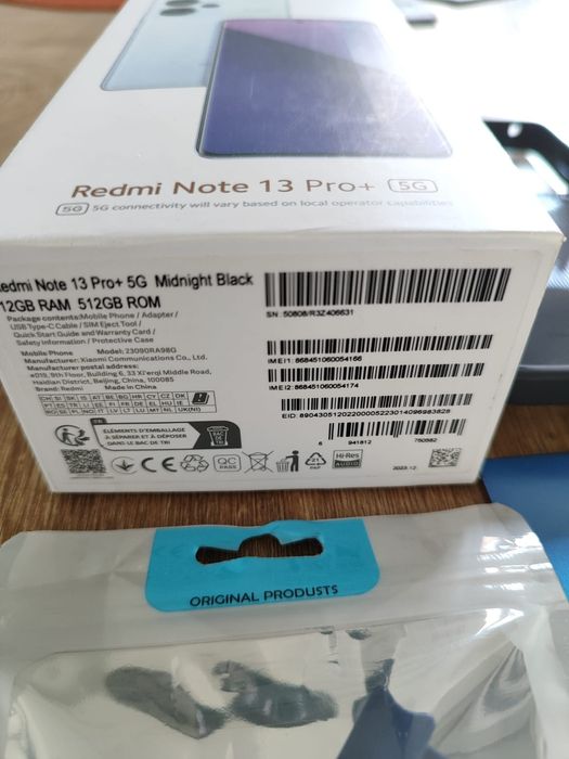 Redmi Note 13 Pro+ 5G Midnight Black 12/512GB