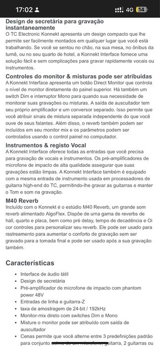 TC Electronic Konnekt 6 Interface