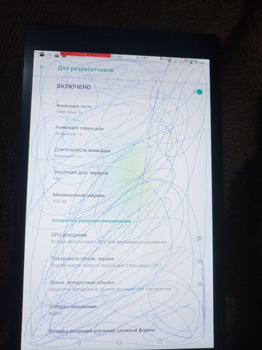 Lenovo TB 8504 модуль дисплей экран оригинал  зелёный шлейф