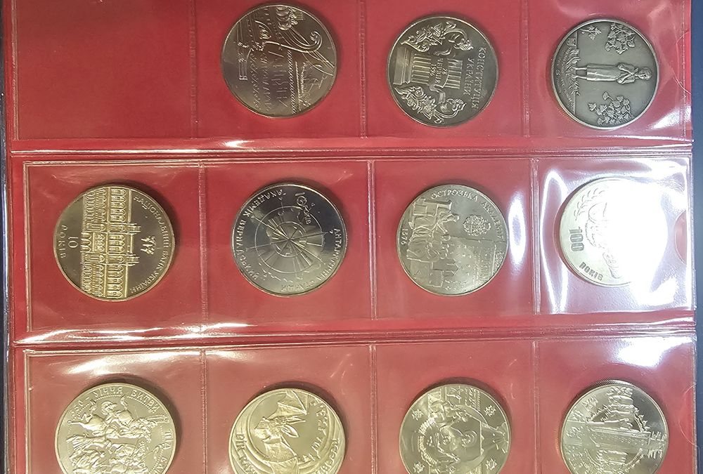 Монеты Украины незильбер