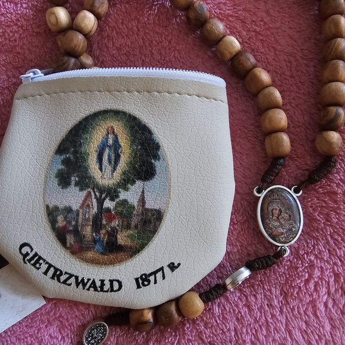 Różaniec Gietrzwałd +etui I obrazek