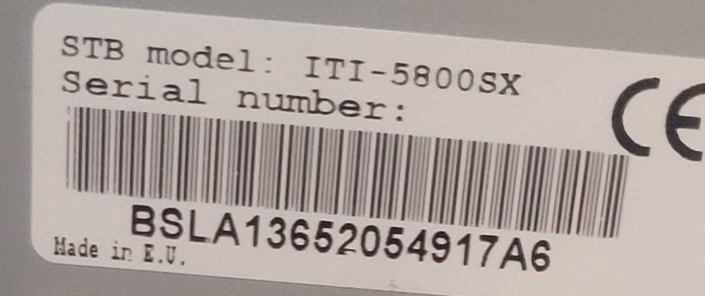 Dekoder SAT Nbox model ITI-5800SX (BSLA)