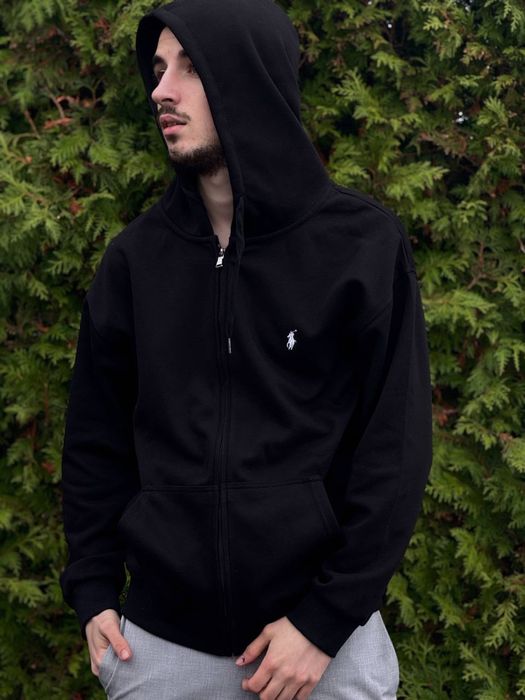 Зип-Худи Polo Ralph Lauren черная Зипка Поло Ральф Лоурен мужская худи