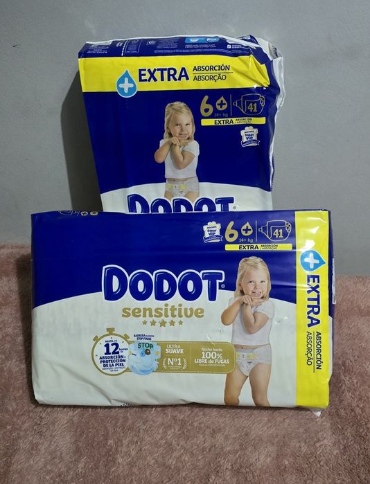 Fraldas Dodot Todos Tamanhos Disponíveis