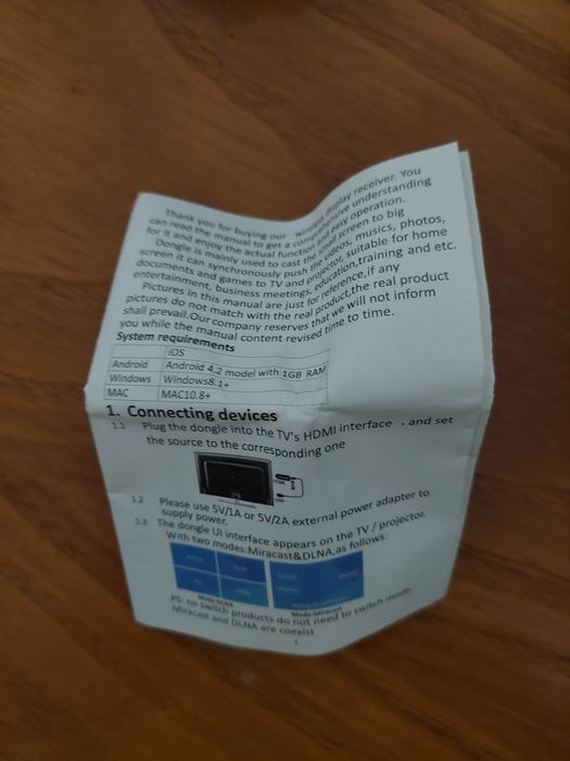 Dispositivo Anycast Wi-Fi64739968166529121