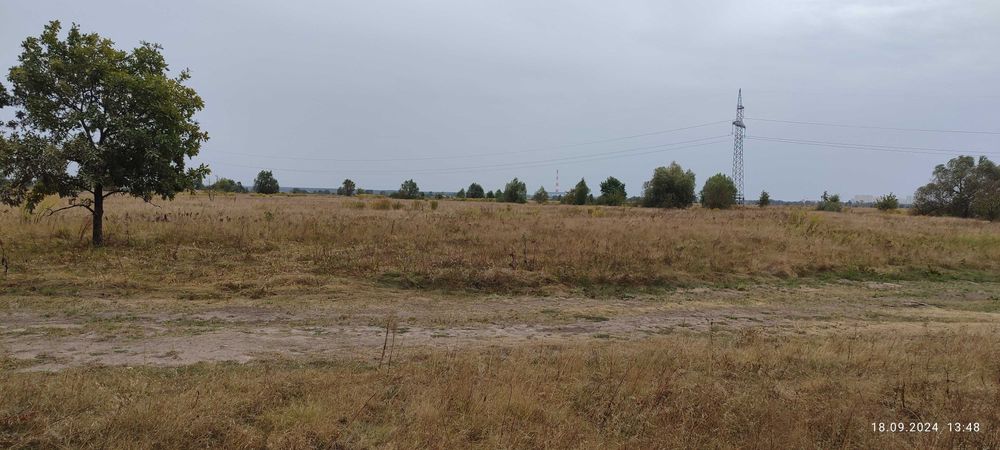 Продаж земельної ділянки ОСГ 1 га в Зазим’я біля річки Десна