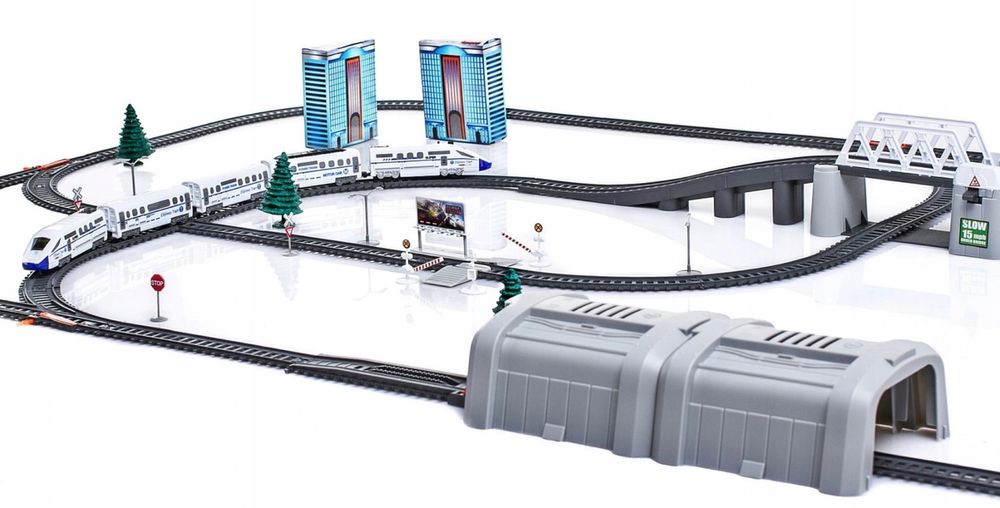 POCIĄG KOLEJKA ELEKTRYCZNA duża dla dzieci ciuchcia na baterie