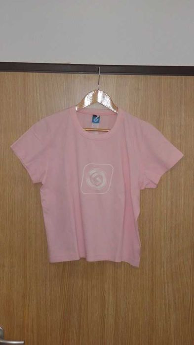 T-shirt de senhora rosa Susana Gateira
