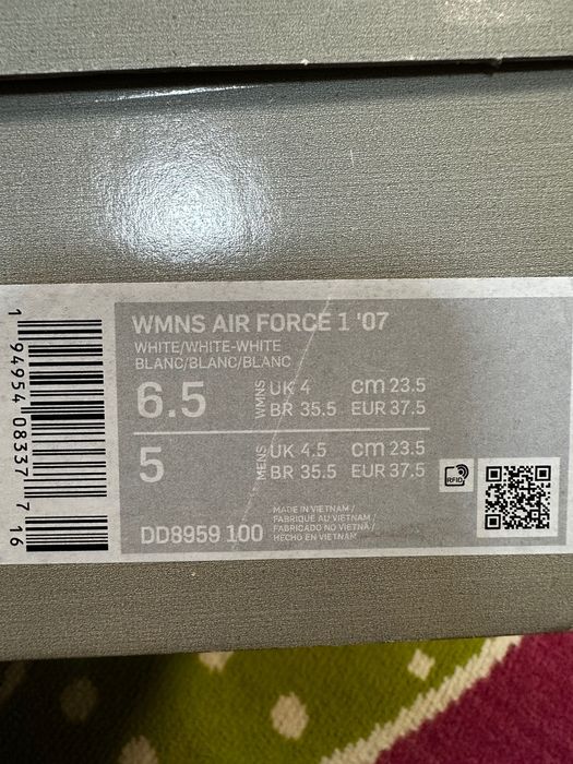 Nike Air Force 1 ‘07 р-р 37,5